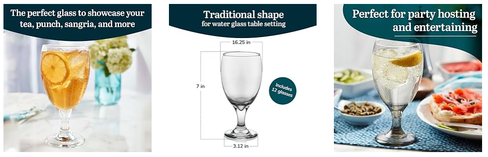 Classic Clear Glass Goblets Set Wholesale in China