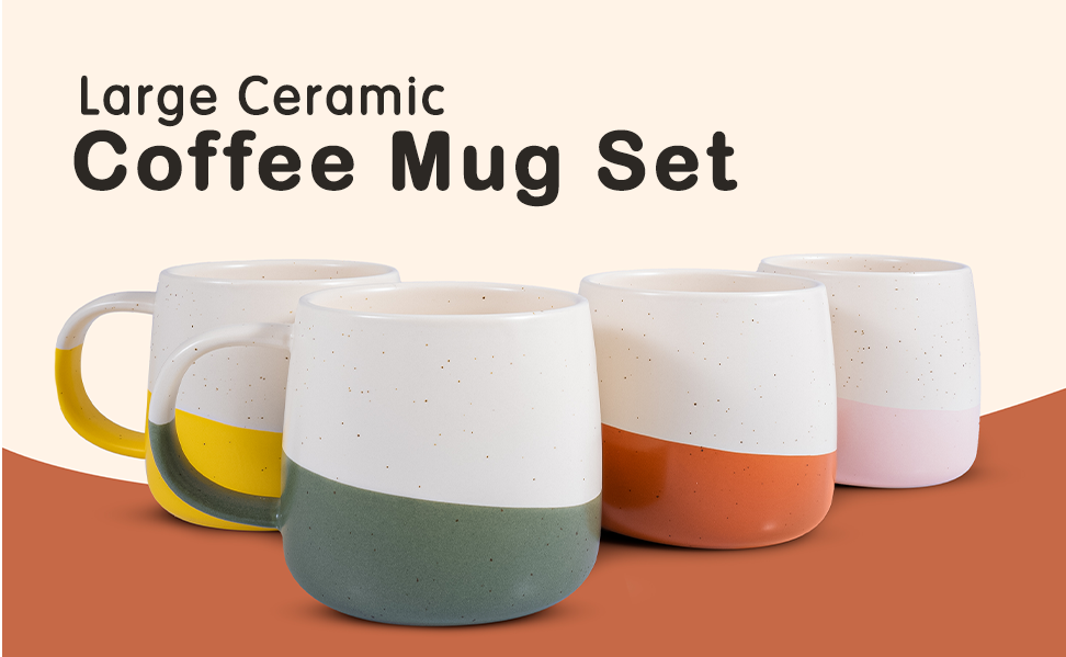 Ceramic Large Stoneware Cups