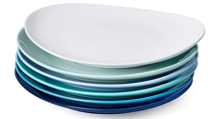 Elevate Your Dining Experience with Azure Dreamscape Color Porcelain Dinner Plates from a Leading Manufacturer in China