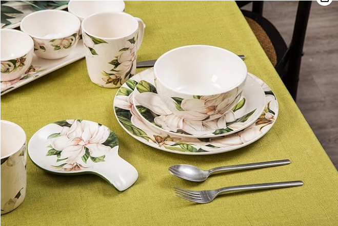 Discover the Elegance of Magnolia Floral Ceramic Bowls Set: Your Trusted Supplier in China