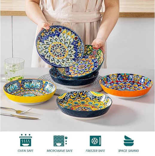 Brighten Your Table with 32 oz Large Colorful Ceramic Serving Plates: Top Supplier in China