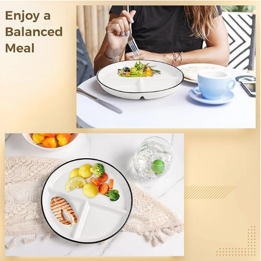 Ceramic Portion Control Divided Plates – Trusted Wholesale Supplier in China