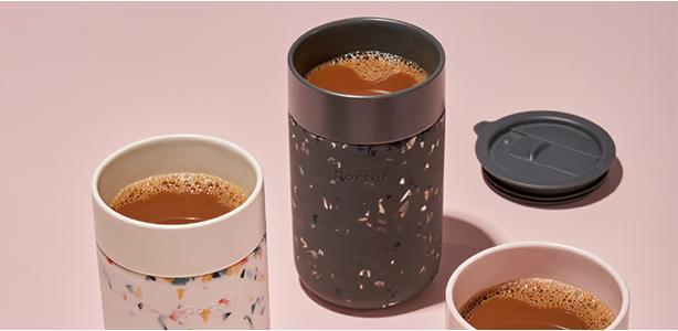 Ceramic Mug with Protective Silicone Sleeve