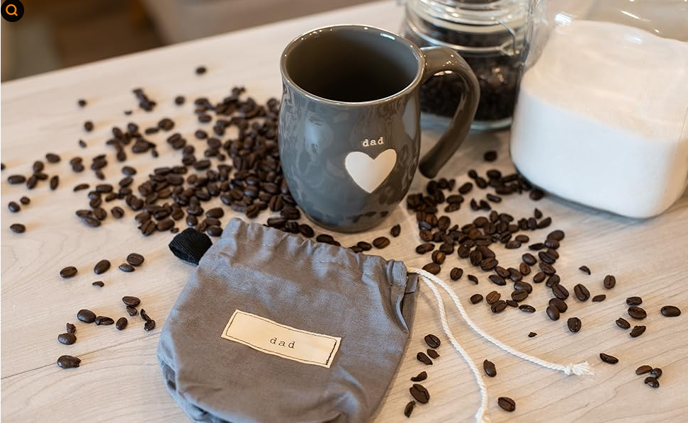 Dad Heart Inspirational Ceramic Stoneware Coffee Mug: A Thoughtful Gift with Heartwarming Design, Now Available Wholesale from Top Supplier in China