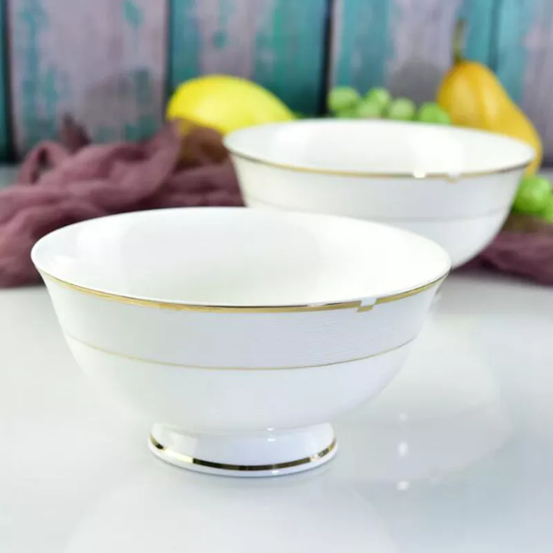 Bone china ceramic bowl