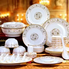 Decal Decorated Ceramic Plate Manufacturer in China | Premium Tableware Supplier