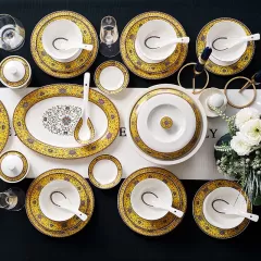 Vintage Style Decal Ceramic Plates Wholesale in China - Timeless Designs by Linkbridge Ceramics