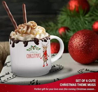 Ceramic Christmas Coffee Mug Set Wholesale