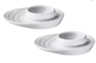 White Porcelain Egg Holders