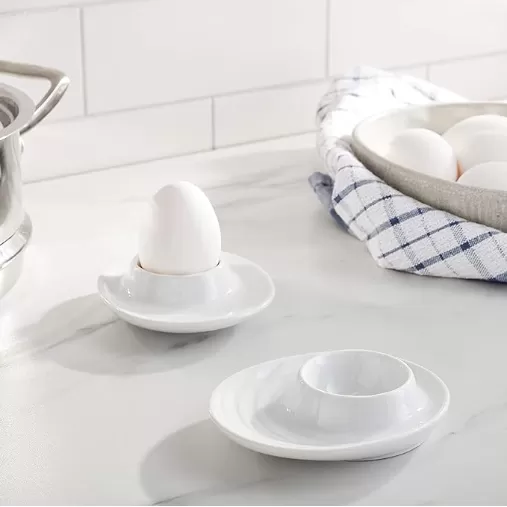 White Porcelain Egg Holders