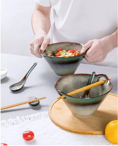 Noodle Bowl Large Porcelain Salad Bowl