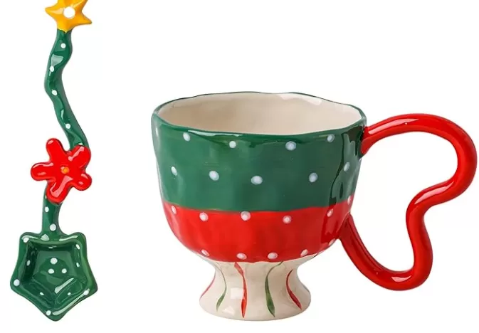 Cute Christmas Porcelain Mugs