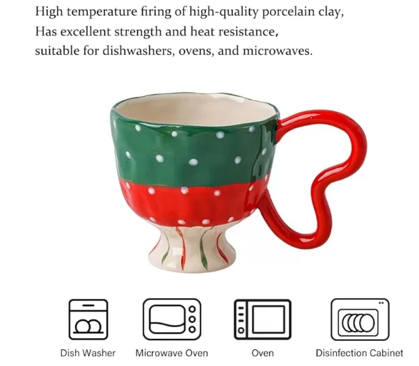 Cute Christmas Porcelain Mugs