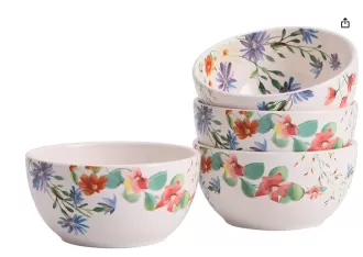 Summer Provence Ceramic Bowls Set of 4