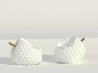 Pinecone-shaped Ceramic Candle holders