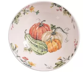 Elevate Every Meal: The Pumpkin Feast 13-Inch Ceramic Serving Bowl from China's Top Supplier