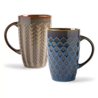 Large Modern Ceramic Coffee Mugs with handle