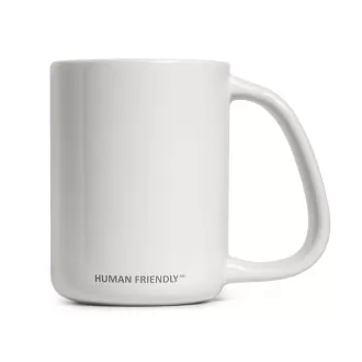 12oz Ceramic Mug with Large Wide Handle