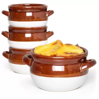 16 Oz Ceramic Soup Serving Bowl Crocks