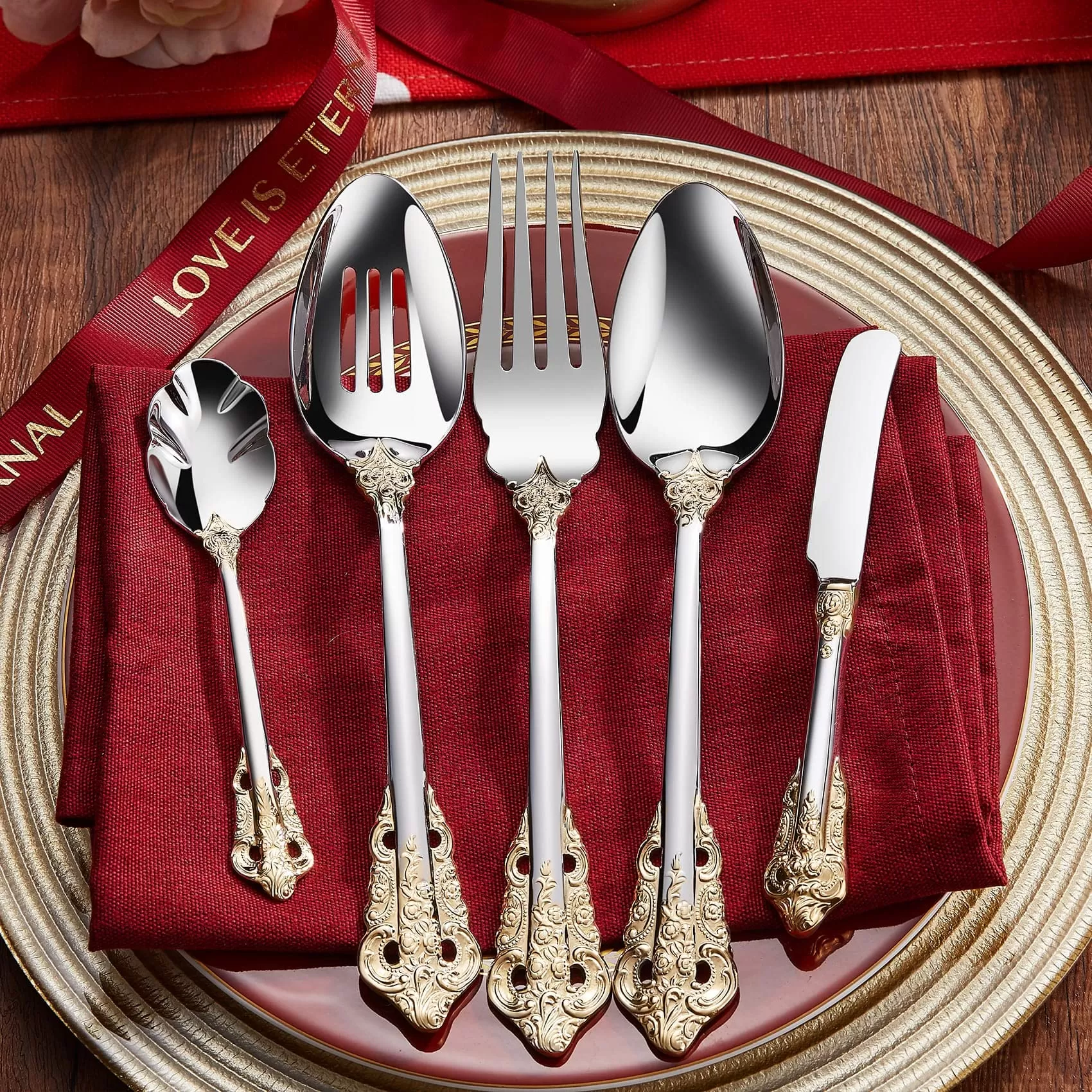 Luxury Stainless Steel Flatware set