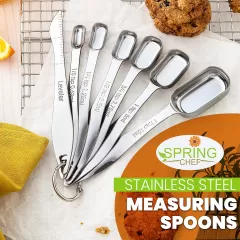 The Ultimate Guide to Rectangular Stainless Steel Measuring Spoons Set with Leveler: Your Reliable Partner for Precision in the Kitchen