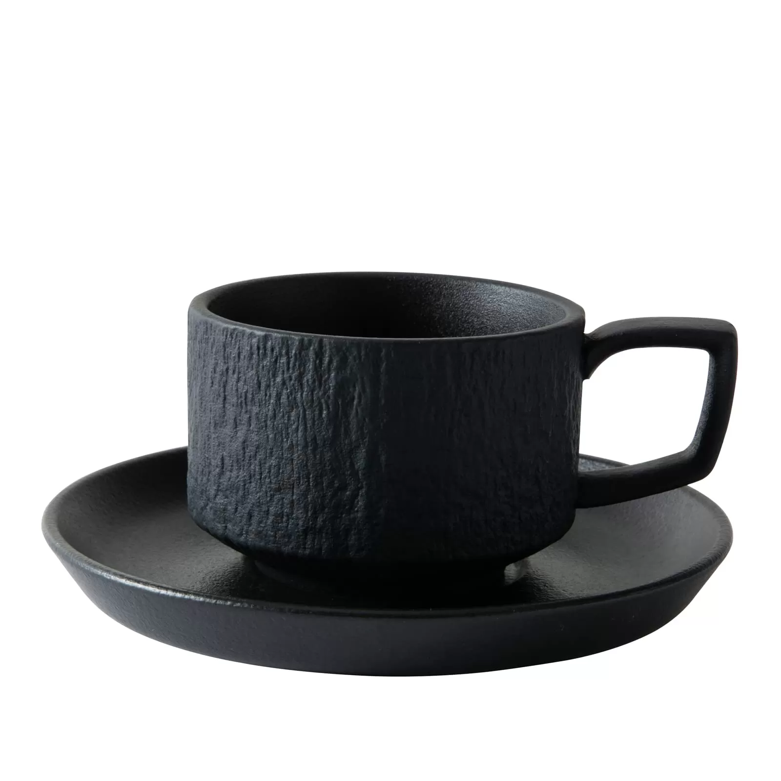 Rock Texture Embossed Ceramic Coffee Cup