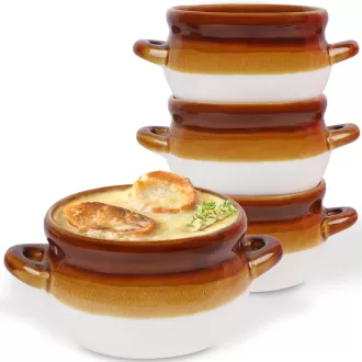 Large Ceramic Soup Bowl with Handles Wholesale in China – Elegant, Durable