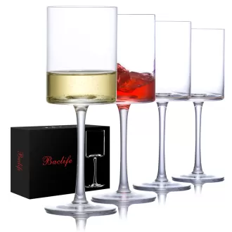 Buy Square Red Wine Glasses on Long Stem Wholesale in China – Elegant, Durable, and Perfect for Any Occasion