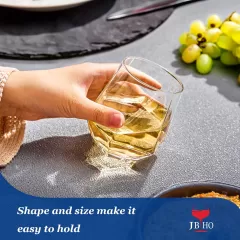 Stemless Diamond Shaped Wine Glasses Wholesale in China – Elegant and Unique Wine Glasses for Every Occasion