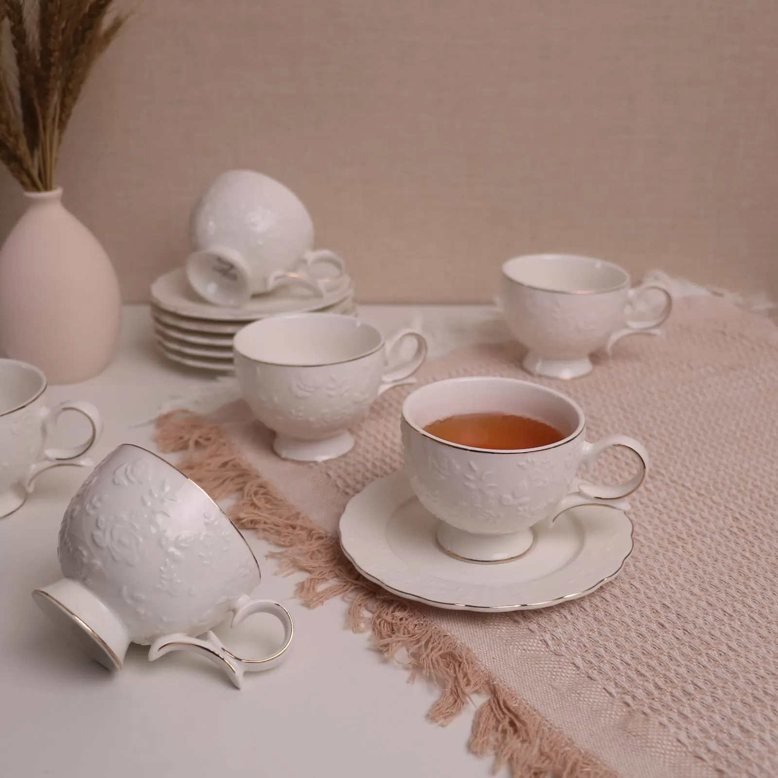 Premium Porcelain Tea Cups