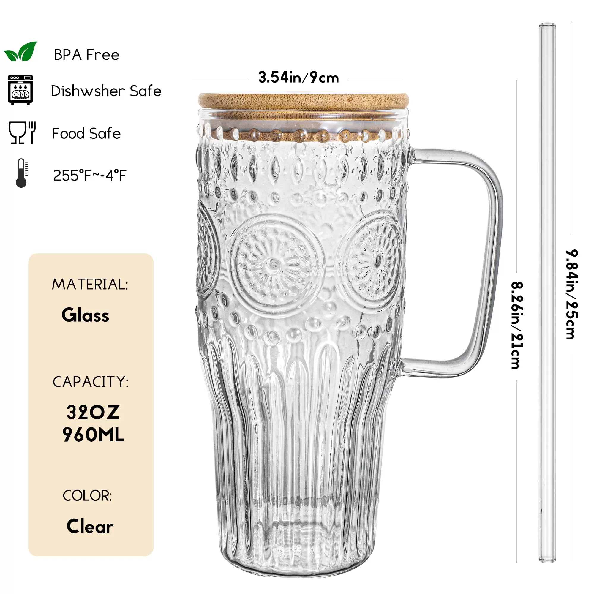 Eco-Friendly Glass Cup Wholesale