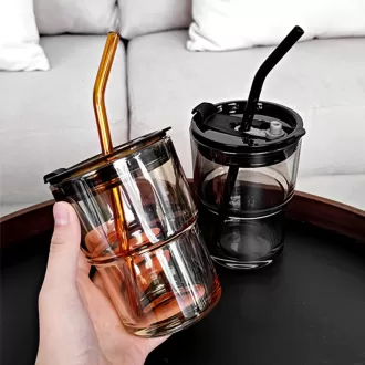 Thick Wall Insulated Glass Cup